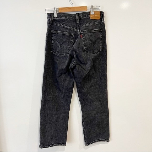 Levi’s Ribcage Ankle Straight Jean Black - Picture 5 of 11